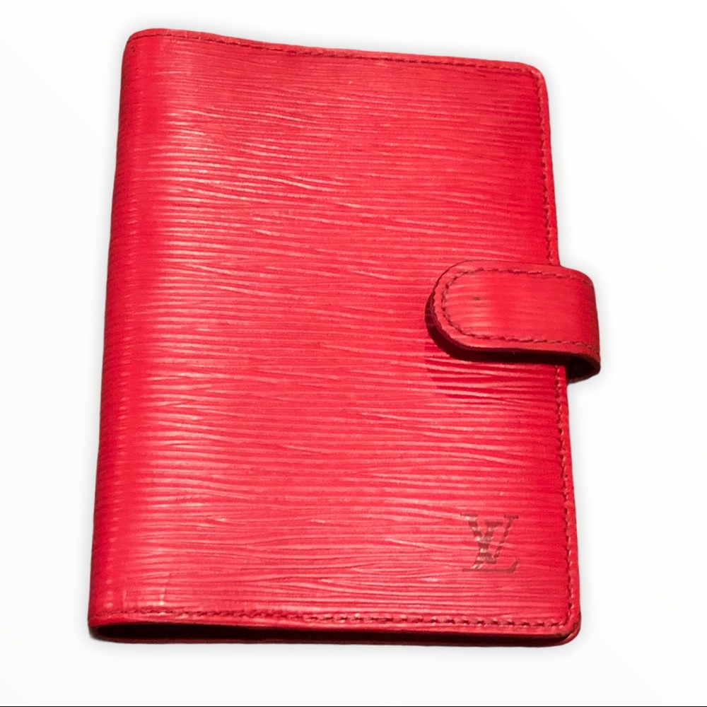 Louis Vuitton Agenda PM Epi Leather Red